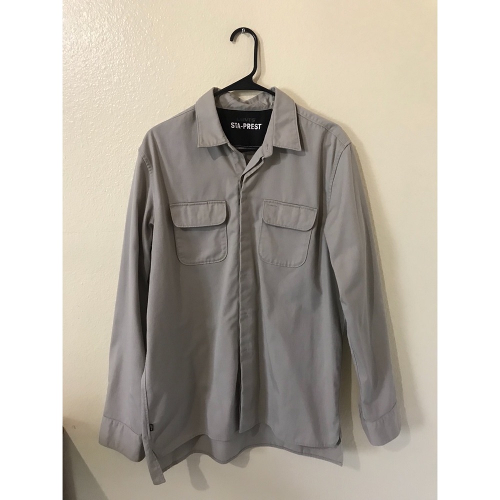 Chino Khaki Button Up Short.
